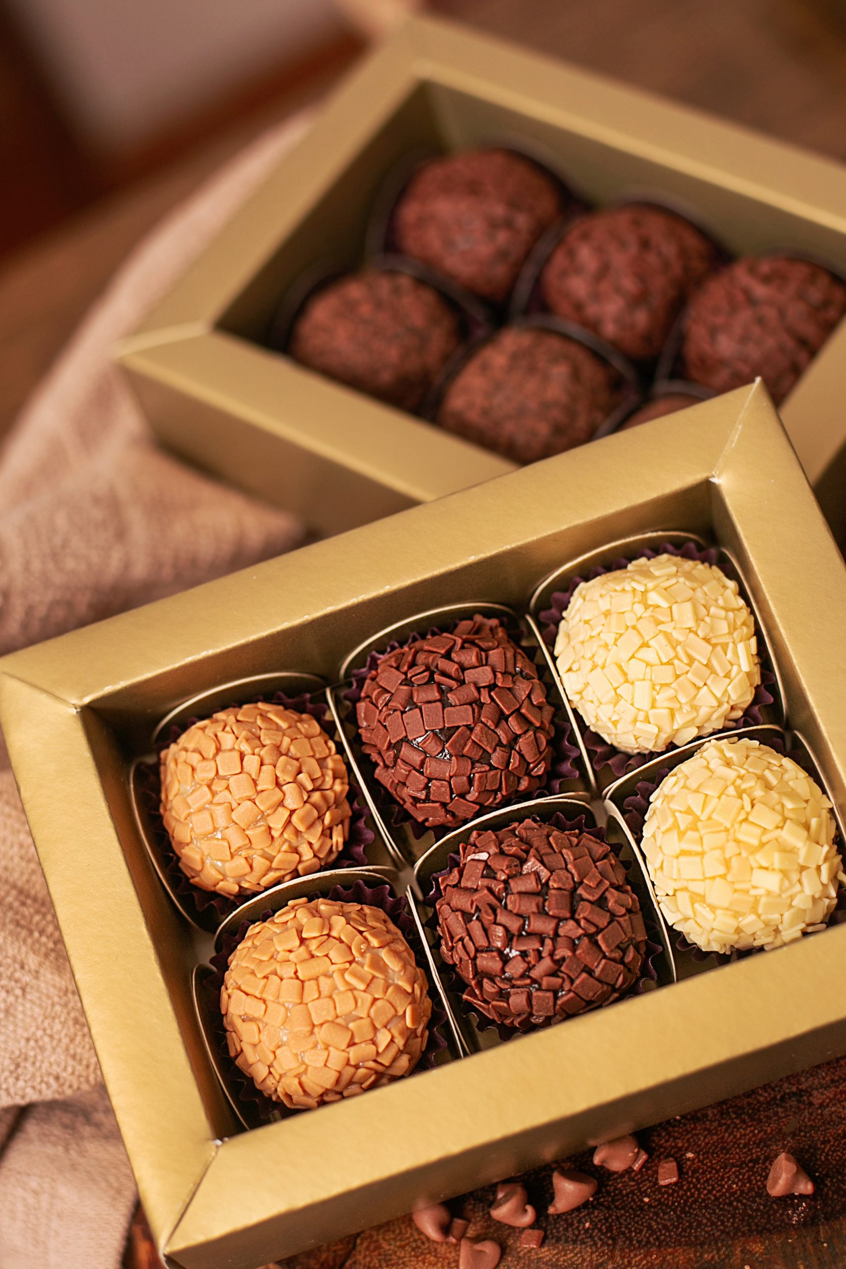 Caixa de brigadeiros